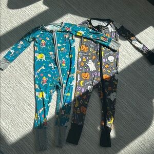 Little Sleepies Zip Pajamas 18-24 months